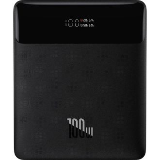 Внешний аккумулятор (павербанк) Baseus Blade Power Digital Display Fast Charging Power Bank HD Edition 20000mAh 100W Black (PPBL000301) - фото 1