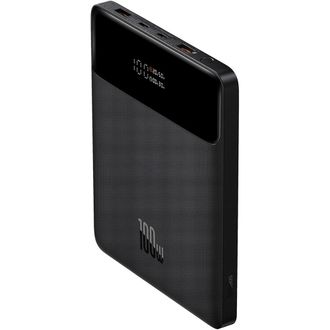 Внешний аккумулятор (павербанк) Baseus Blade Power Digital Display Fast Charging Power Bank HD Edition 20000mAh 100W Black (PPBL000301) - фото 2