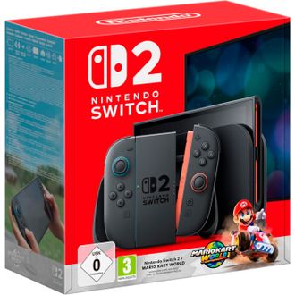 Портативна ігрова приставка Nintendo Switch 2 Black Mario Kart World Bundle (0045496321529) - фото 4 Портативна ігрова приставка Nintendo Switch 2 Black Mario Kart World Bundle (0045496321529) - фото 4