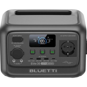 Зарядная станция BLUETTI Elite 30 V2 600W 288Wh (P-EL30V2-EU-GY-BL-010) - фото 3 Зарядная станция BLUETTI Elite 30 V2 600W 288Wh (P-EL30V2-EU-GY-BL-010) - фото 3