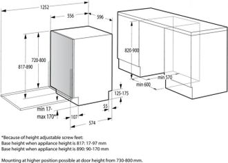 Вбудована посудомийна машина GORENJE GV 673 C62 - фото 4 Вбудована посудомийна машина GORENJE GV 673 C62 - фото 4