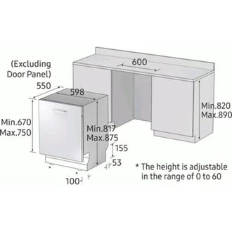 Вбудована посудомийна машина Samsung DW50R4040BB Europe - фото 5 Вбудована посудомийна машина Samsung DW50R4040BB Europe - фото 5