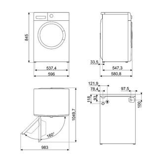 Стиральная машина Smeg WNP04SEAIN Europe - фото 3 Стиральная машина Smeg WNP04SEAIN Europe - фото 3