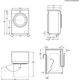 Стиральная машина автоматическая Electrolux EW6SM427BU - фото 3