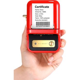 Термопринтер для друку наклейок NIIMBOT B21S Red - фото 3
