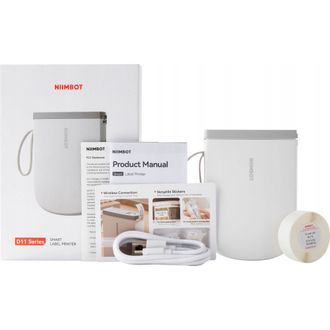 Термопринтер для друку наклейок NIIMBOT D11_H White - фото 4