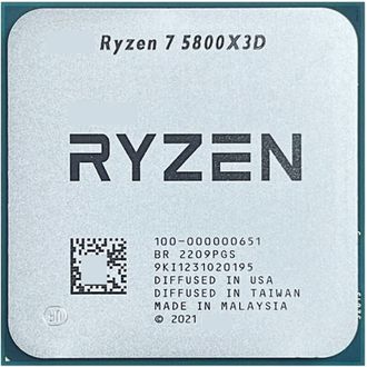 Процессор AMD Ryzen 7 5800X3D 10th Anniversary Edition 3.4GHz/96MB, sAM4 BOX (100-100000651POF) - фото 1 Процессор AMD Ryzen 7 5800X3D 10th Anniversary Edition 3.4GHz/96MB, sAM4 BOX (100-100000651POF) - фото 1