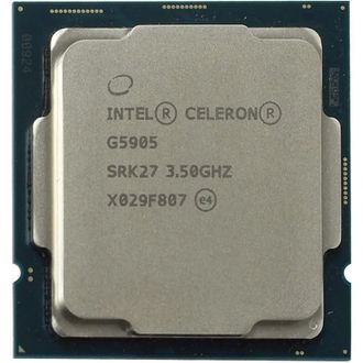 Процессор INTEL Celeron G5905 tray LGA1200 (CM8070104292115) - фото 1 Процессор INTEL Celeron G5905 tray LGA1200 (CM8070104292115) - фото 1