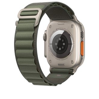 Ремешок Apple Alpine Loop Band Large для Apple Watch 49mm - Green (MQE43) - фото 2