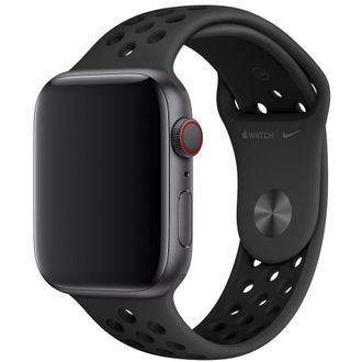 Ремінець Apple Nike Sport Band S/M&M/L Anthracite/Black MX8E2 для Watch 44mm - фото 1