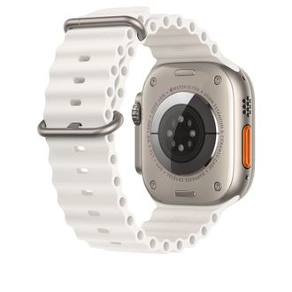 Ремінець Apple Ocean Band для Apple Watch 49mm - White (MQE93) - фото 2 Ремінець Apple Ocean Band для Apple Watch 49mm - White (MQE93) - фото 2