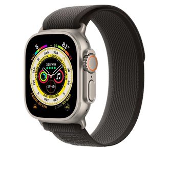 Ремешок Apple Trail Loop Band S/M для Apple Watch 49mm - Black/Gray (MQEP3) - фото 3 Ремешок Apple Trail Loop Band S/M для Apple Watch 49mm - Black/Gray (MQEP3) - фото 3