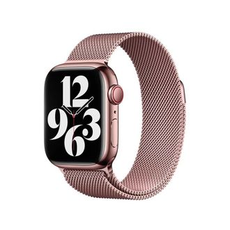 Ремешок Apple watch Milanese Loop Metal 42mm Rose Gold - фото 1