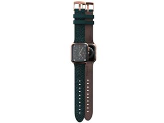 Ремешок Njord Salmon Leather Strap Dark Green for Apple Watch 45mm/44mm (SL14122) - фото 3 Ремешок Njord Salmon Leather Strap Dark Green for Apple Watch 45mm/44mm (SL14122) - фото 3