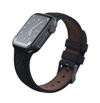 Ремешок Njord Salmon Leather Strap Dark Grey for Apple Watch 41mm/40mm (SL14110) - фото 2 Ремешок Njord Salmon Leather Strap Dark Grey for Apple Watch 41mm/40mm (SL14110) - фото 2