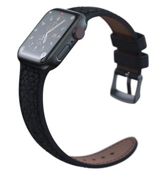 Ремешок Njord Salmon Leather Strap Dark Grey for Apple Watch 45mm/44mm (SL14120) - фото 2 Ремешок Njord Salmon Leather Strap Dark Grey for Apple Watch 45mm/44mm (SL14120) - фото 2