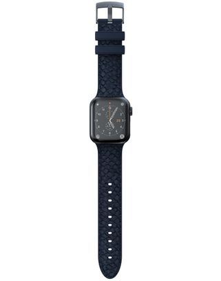 Ремінець Njord Salmon Leather Strap Petrol for Apple Watch 45mm/44mm (SL14121) - фото 2