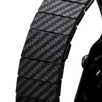 Ремешок Pitaka Carbon Fiber Watch Band Modern Black/Grey for Apple Watch 49/45/44mm (AWB2307) - фото 3 Ремешок Pitaka Carbon Fiber Watch Band Modern Black/Grey for Apple Watch 49/45/44mm (AWB2307) - фото 3