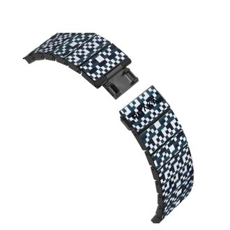 Ремешок Pitaka Chroma Carbon Band Dreamland Mosaic for Apple Watch 49/45/44mm (AWB2303) - фото 3 Ремешок Pitaka Chroma Carbon Band Dreamland Mosaic for Apple Watch 49/45/44mm (AWB2303) - фото 3