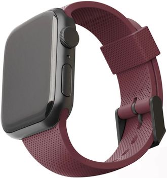 Ремінець UAG для Apple Watch 44/42 Dot Silicone, Aubergine (19249K314747) - фото 2