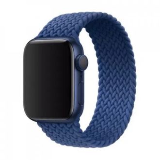 Ремешок Watch Solo Loop Braided 42/44 Deep Navy(S) - фото 1 Ремешок Watch Solo Loop Braided 42/44 Deep Navy(S) - фото 1
