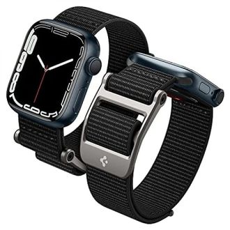 Ремінець Spigen DuraPro Flex metall for Apple iWatch 42/44/45/49mm (black) - фото 1 Ремінець Spigen DuraPro Flex metall for Apple iWatch 42/44/45/49mm (black) - фото 1