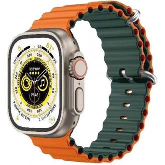 Ремінець Gear4 Apple Watch 42/44/45MM Orange/Olive Green - фото 1 Ремінець Gear4 Apple Watch 42/44/45MM Orange/Olive Green - фото 1