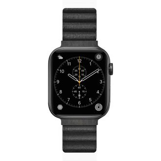 Ремешок LAUT NOVI LUXE для Apple Watch 42/44/45/49mm Midnight (L_AWL_NL_BK) - фото 2 Ремешок LAUT NOVI LUXE для Apple Watch 42/44/45/49mm Midnight (L_AWL_NL_BK) - фото 2
