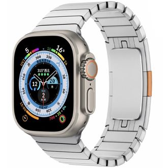 Ремінець Steel для Apple Watch 42(ser.1-3)/44/45/46/49mm (Silver) - фото 1