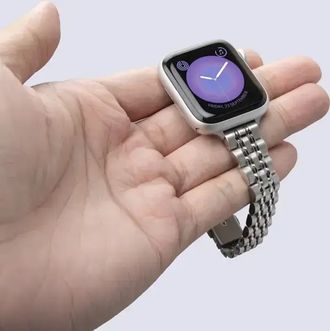 Ремешок LAUT LINKS NOBLE для Apple Watch 4-10 & SE & ULTRA 38/40/41 мм - Silver (L_AWS_NO_SL) - фото 3 Ремешок LAUT LINKS NOBLE для Apple Watch 4-10 & SE & ULTRA 38/40/41 мм - Silver (L_AWS_NO_SL) - фото 3