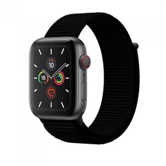 Ремешок Apple Watch 38mm Nylon Sport Loop black - фото 2 Ремешок Apple Watch 38mm Nylon Sport Loop black - фото 2