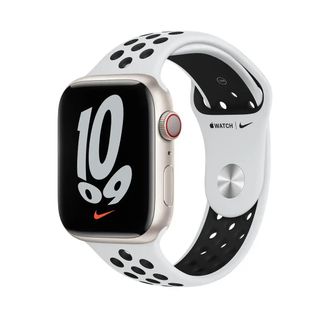 Ремешок Apple Nike Sport Band Pure Platinum/Black для Apple Watch 41/40/38 mm (ML843) - фото 2 Ремешок Apple Nike Sport Band Pure Platinum/Black для Apple Watch 41/40/38 mm (ML843) - фото 2