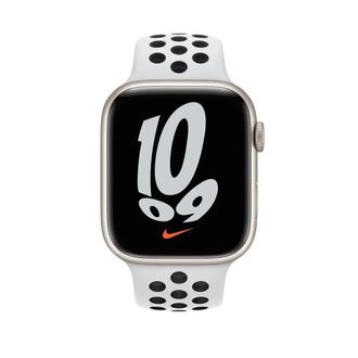 Ремешок Apple Nike Sport Band Pure Platinum/Black для Apple Watch 41/40/38 mm (ML843) - фото 3 Ремешок Apple Nike Sport Band Pure Platinum/Black для Apple Watch 41/40/38 mm (ML843) - фото 3
