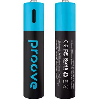 Аккумуляторные батарейки Proove Compact Energy AAA 2 pcs (black) (RBCE75010008) - фото 1 Аккумуляторные батарейки Proove Compact Energy AAA 2 pcs (black) (RBCE75010008) - фото 1