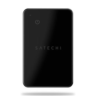 Карта-трекер Satechi Vegan Leather FindAll Card Black (ST-LFAWCK) - фото 1