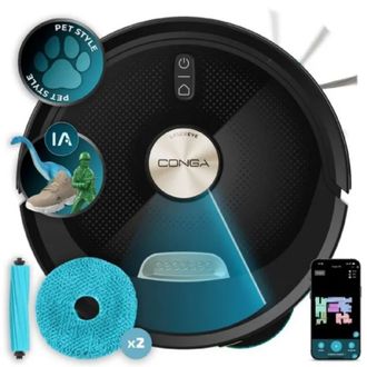 Робот-пилосос Cecotec Conga M100 X-Treme 20000Pa (A01_EU01_119666) Europe - фото 2 Робот-пилосос Cecotec Conga M100 X-Treme 20000Pa (A01_EU01_119666) Europe - фото 2