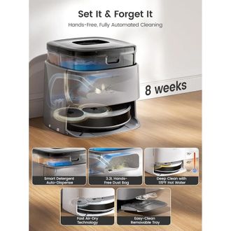 Робот-пилосос Lefant M3 Max Robot Vacuum Cleaner and Mop (All-in-One Station) Europe - фото 2