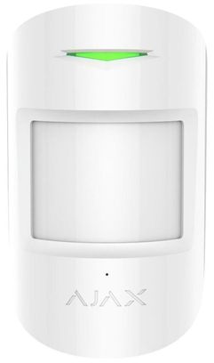 Беспроводной датчик движения и разбития стекла Ajax CombiProtect White (7185) - фото 1 Беспроводной датчик движения и разбития стекла Ajax CombiProtect White (7185) - фото 1