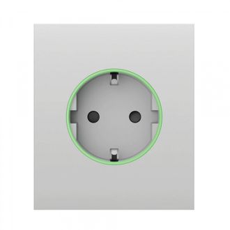 Центральна панель розумної розетки Ajax CenterCover (smart) [type F](72576.162.WH) white - фото 1