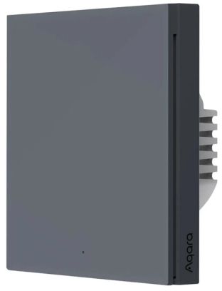 Настінний вимикач H1 (З нейтраллю, одна клавіша, сірий) Aqara WS-EUK03 - фото 1 Настінний вимикач H1 (З нейтраллю, одна клавіша, сірий) Aqara WS-EUK03 - фото 1