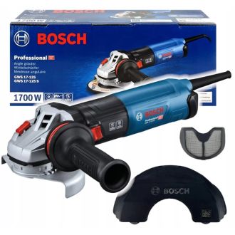 Угловая шлифмашина BOSCH 125 мм 1700 Вт GWS 17-125 S (06017D0300) - фото 1