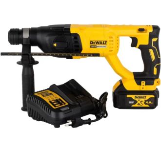 Перфоратор акумуляторний DeWalt SDS PLUS 18В XR Li-Ion акб 2.6Дж 0-5500уд/хв 0-1500об/хв 3 режими кейс 2.88кг (DCH133M1) - фото 1