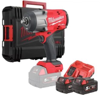 Гайкокрут ударний акумуляторний Milwaukee M18 FHIW2F12-502X (4933492783) - фото 2 Гайкокрут ударний акумуляторний Milwaukee M18 FHIW2F12-502X (4933492783) - фото 2