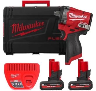 Гайкокрут ударний акумуляторний Milwaukee M12 FCIWF12G3-502X (4933493455) - фото 1 Гайкокрут ударний акумуляторний Milwaukee M12 FCIWF12G3-502X (4933493455) - фото 1