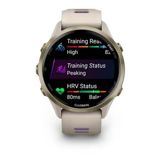 Смарт-часы Garmin Forerunner 970 French Gray Soft Gold Titanium with French Gray/Translucent Indigo Silicone with Sot Gold Buckle (010-02969-62) (UA) - фото 5