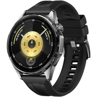 Смарт-часы HUAWEI Watch GT 6 46mm Black (Atum-B19F) - фото 1 Смарт-часы HUAWEI Watch GT 6 46mm Black (Atum-B19F) - фото 1