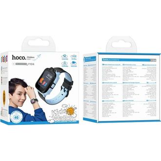 Детские смарт-часы HOCO Y104 4G Blue (6942007646369) (UA) - фото 3 Детские смарт-часы HOCO Y104 4G Blue (6942007646369) (UA) - фото 3