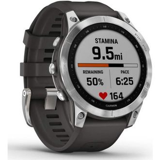 Смарт-часы Garmin Fenix 7 Silver with Graphite Band (010-02540-01) - фото 3 Смарт-часы Garmin Fenix 7 Silver with Graphite Band (010-02540-01) - фото 3