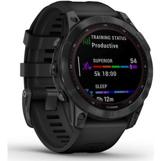 Смарт-часы Garmin Fenix 7 Solar Slate Gray with Black Band (010-02540-10/11) - фото 3 Смарт-часы Garmin Fenix 7 Solar Slate Gray with Black Band (010-02540-10/11) - фото 3