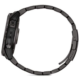 Смарт-годинник Garmin Fenix 7X Sapphire Solar Carbon Grey DLC Titanium with Carbon Grey DLC Vented Titanium Band (010-02541-27) - фото 4